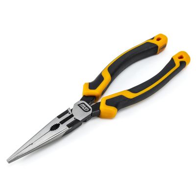 KDT82177C-06 image(0) - GearWrench 8 Inch PITBULL Long Nose Plier Cushion Grip