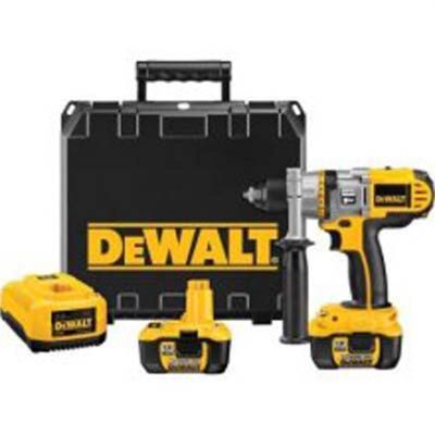 DWTDCD970KL image(0) - DeWalt 18 VOLT LITHIUM ION HAMMER DRILL KIT