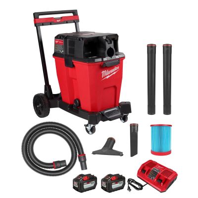 MLW0930-22HD image(0) - Milwaukee Tool M18 FUEL 12 Gallon Dual-Battery Wet/Dry Vacuum Kit