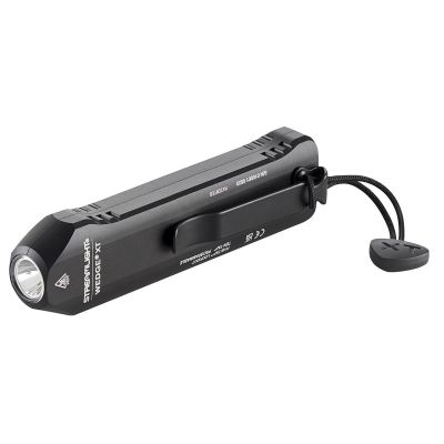 STL88812 image(0) - Streamlight Wedge XT Ultra-Compact Rechargeable EDC Flashlight - Includes USB-C cord and pocket lanyard - Box - Black