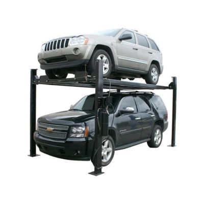 ATEXH-PRO8000EXT image(0) - Atlas Automotive Equipment Atlas Equipment Garage PRO8000EXT Extra Tall Portable Hobbyist 8,000 lb. Capacity 4-Post Lift (WILL CALL)