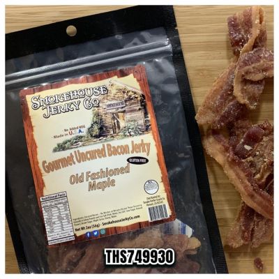 THS602822-749930 image(0) - Smokehouse Jerky Old Fashioned Maple Bacon Jerky 2  Ounce - Bacon Jerky