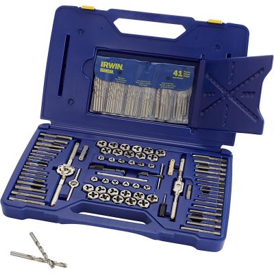 HAN26377DC image(0) - Hanson IRWIN 117 Piece Machine Screw/Fractional/Metric Tap and Hex Die Set