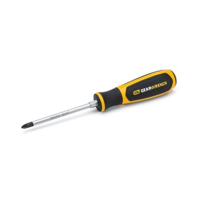 KDT80045H image(0) - GearWrench No. 2 x 4 Inch Pozidriv Dual Material Screwdriver