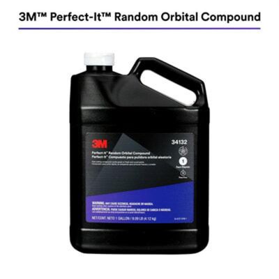 MMM34132 image(0) - 3M 3M™ Perfect-It™ Random Orbital Compound 34132, 1 Gallon (9.09 lb)