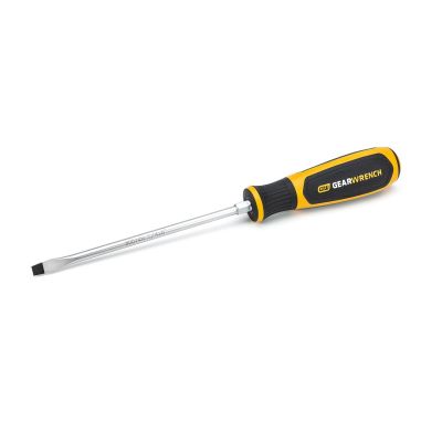 KDT80014H image(0) - GearWrench 1/4 Inch x 6 Inch Slotted Dual Material Screwdriver