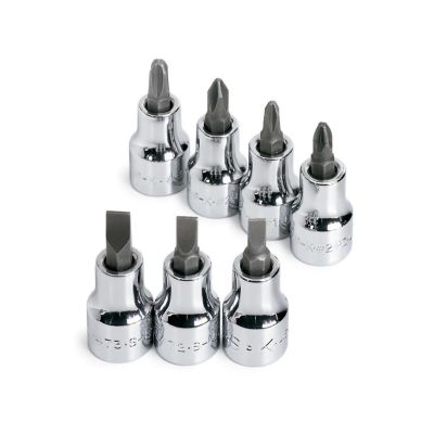 SKT19737 image(0) - S K Hand Tools 7-Piece 3/8 in. Drive Screwdriver Bit Socket Set