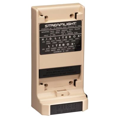 STL45073 image(0) - Streamlight Mounting/Charging Rack for LiteBox Series, Beige, Standard System