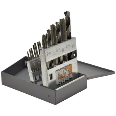 KNKKK18TDNF image(0) - KnKut KnKut 18 Piece National Fine Tap/Drill Bit Set