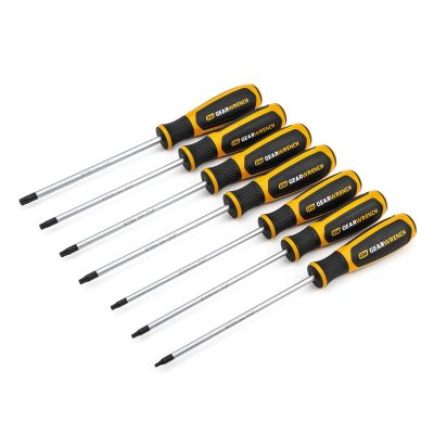 KDT80071H image(0) - GearWrench 7 Piece Torx Dual Material Screwdriver Set