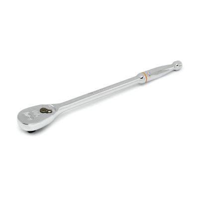 KDT81360T image(0) - GearWrench 1/2 Inch Drive 90-Tooth Long Handle Teardrop Ratchet 15 Inch