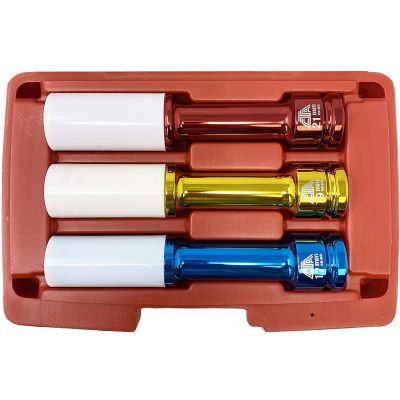 CTA7069 image(0) - CTA Manufacturing 3 Piece Extended Lug Nut Socket Set