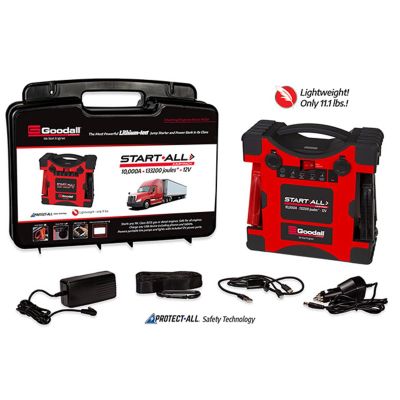 GDLJP-12-10000T image(0) - Goodall Manufacturing START-ALL Jump Starter 10,000A 133200 Joules 5S 12V