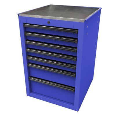 HOMBL08022070 image(0) - Homak Manufacturing RS PRO 22 in. 7-Drawer Side Cabinet, Blue