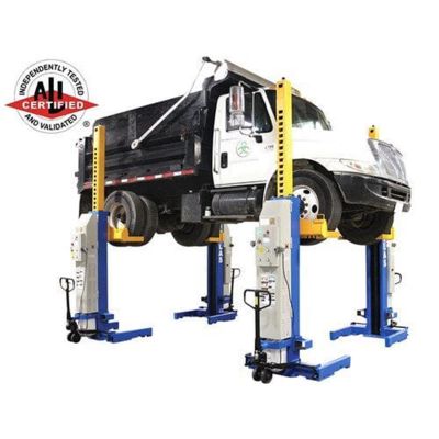 ATEML-4030BC image(0) - Atlas Automotive Equipment Atlas Equipment ALI Certified Battery Powered Mobile Column Lift System 66,000 Lb. Capacity