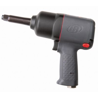 IRT2130-2 image(0) - Ingersoll Rand 1/2 Inch Air Impact Wrench, 2 Inch Ext Anvil, Heavy Duty, 650 ft-lb Torque, Friction Ring Retainer, Pistol Grip