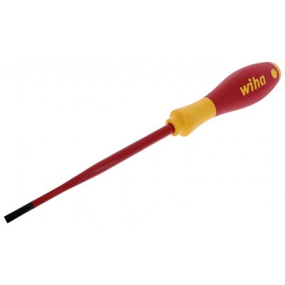 WIH32052 image(0) - Wiha Tools Insul. SlimLine Slotted Screwdriver w/ Cushion Grip 4.5 x 125mm