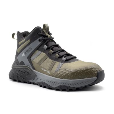 FSIA8811-7.5EE image(0) - Avenger Aero Trail Mid - Men's - CT|EH|SR|SF|WP|B&W - Olive / Grey - Size: 7.5 - 2E - (Extra Wide)