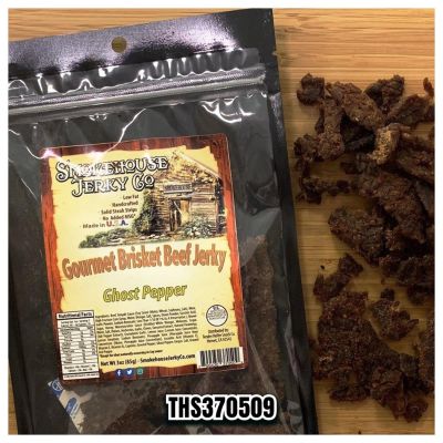 THS699430-370509 image(0) - Smokehouse Jerky Ghost Pepper Beef Jerky 3  Ounce - Beef Jerky