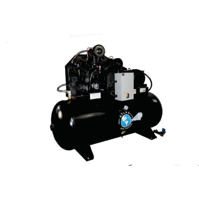 ATEMPAF10-1PH-FPD image(1) - Atlas Automotive Equipment 10HP 1Phase 120 Gallon Horizontal Air Compressor