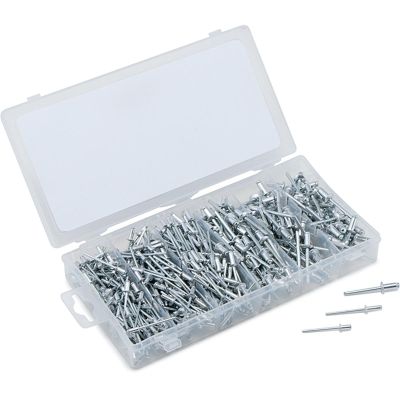 TIT45228 image(0) - TITAN 500-PC ALUMINUM RIVET ASSORTMENT