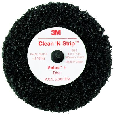 MMM7466 image(0) - 3M CLEAN & STRIP FOR D/GRINDER MOS 8000RPM EA.