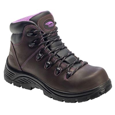 FSIA7123-8W image(0) - Avenger Framer Series - Women's High Top Work Boots - Composite Toe - IC|EH|SR|PR - Brown/Black - Size: 8W