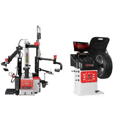 ATEAP-TCWB-COMBO2-FPD image(0) - Atlas Equipment Platinum PTC500 Tire Changer + PWB90XL Wheel Balancer Combo Package