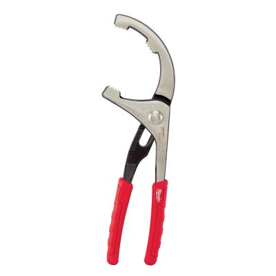 MLW48-22-6321 image(0) - Milwaukee Tool Comfort Grip PVC/Oil Filter Pliers