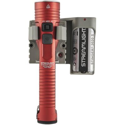 STL78221 image(0) - Streamlight Stinger 2020 S Flashlight - 120V AC/12V DC - PiggyBack - Red