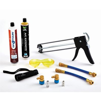 UVU490200 image(0) - UVIEW Spotgun Universal Oil/Dye (8 oz.) Kit includes UV Lite