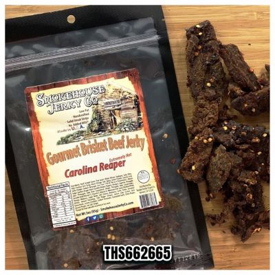 THS608603-662665 image(0) - Smokehouse Jerky Carolina Reaper Beef Jerky 3  Ounce - Beef Jerky