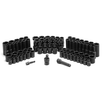 GRE1281 image(0) - Grey Pneumatic 3/8 Drive 81pc Complete Impact Socket Set