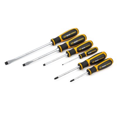 KDT80050H image(0) - GearWrench 6 Piece Phillips/Slotted Dual Material Screwdriver Set