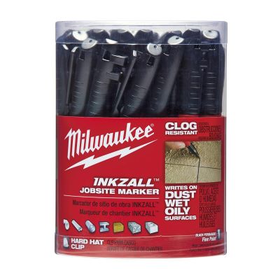 MLW48-22-3100-CAN image(0) - Milwaukee Tool INKZALL Black Fine Point Marker