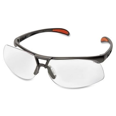 UVXS4200 image(0) - Uvex PROTEGE SAFETY EYEWEAR BLACK FRAME CLEAR LENS