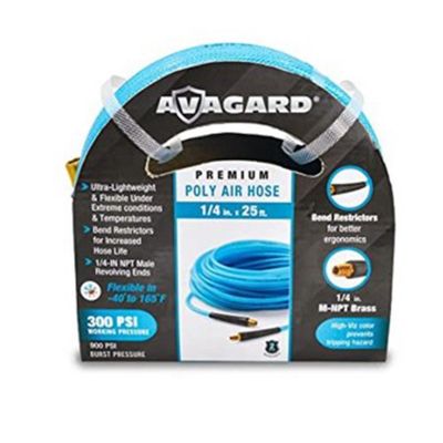 BLBPU1425 image(0) - BluBird 1/4" x 25' Poly Air Hose 300 PSI