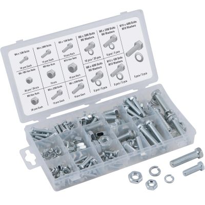 TIT45334 image(0) - TITAN 240-PC METRIC NUT AND BOLT ASSORTMEN