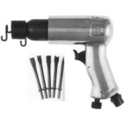 IRT116K image(0) - Ingersoll Rand General Duty Air Hammer 5-Piece Chisel Set, 3500 BPM, 2-5/8" Stroke, 0.69" Bore Diameter