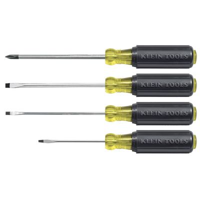 KLE85484 image(0) - Klein Tools 4-Piece Mini Cushion Grip Screwdriver Set