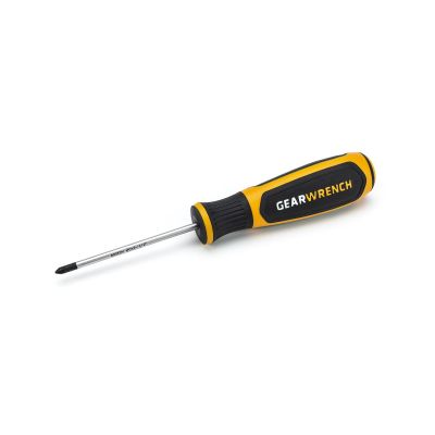 KDT80043H image(0) - GearWrench No. 0 x 2-1/2 Inch Pozidriv Dual Material Screwdriver