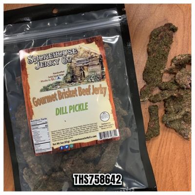 THS602822-758642 image(0) - Smokehouse Jerky Dill Beef Jerky 3  Ounce - Beef Jerky