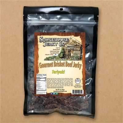 THS610079-544311 image(0) - Smokehouse Jerky Teriyaki Brisket Beef Jerky 3 Ounce