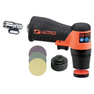 DYB50225 image(0) - Dynabrade Dynabrade Nitro Series, Pistol Grip Mini Orbital Sander Kit