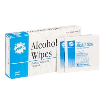 CSU460 image(0) - Chaos Safety Supplies ALCOHOL WIPES, MEDIUM, 10/UNIT