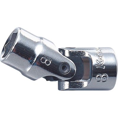 KKN2440M-8 image(0) - Ko-ken USA 2440M-8 1/4 Sq. Dr. Universal Socket  8mm 6 point Length 34mm