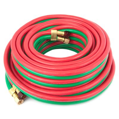 FOR86146 image(0) - Forney Industries R-Grade Oxy-Acetylene Hose, 1/4 in x 50ft