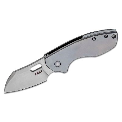 CRK5311 image(0) - CRKT (Columbia River Knife) Pilar Frame Lock Folding EDC Pocket Knife - Silver