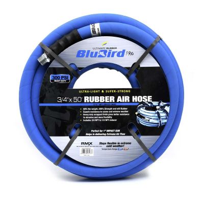 BLBBB3450 image(0) - BluBird Pro 3/4 in. x 50 ft. Rubber Air Hose