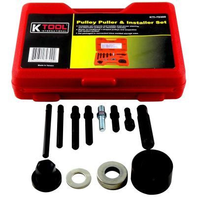 KTI70300 image(0) - K Tool International PULLEY PULLER & INSTALLER SET